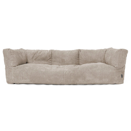 Albert 3-sits Saccosäcksoffa - Klassisk Manchestertyg Minkbrun 01