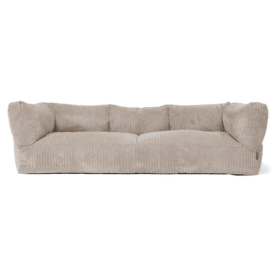 Albert 3-sits Saccosäcksoffa - Klassisk Manchestertyg Minkbrun 01
