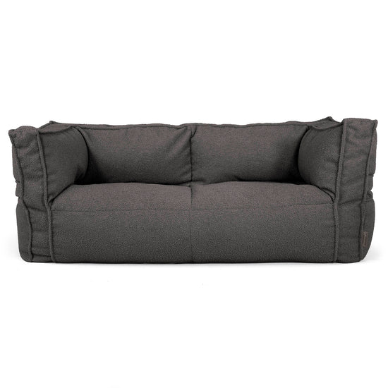 Albert 2-sits Saccosäcksoffa - Boucle Grafitgrå_01