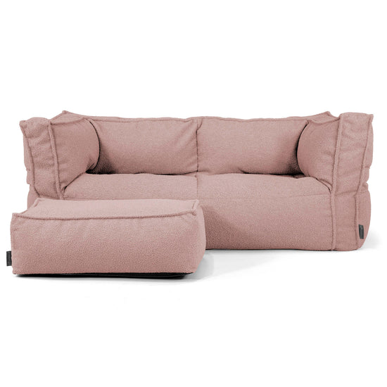 Albert 2-sits Saccosäcksoffa - Boucle Rosa_02