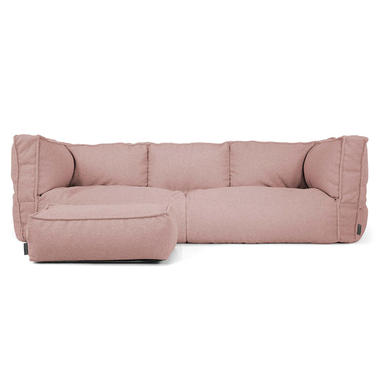 Albert 3-sits Saccosäcksoffa - Boucle Rosa_02