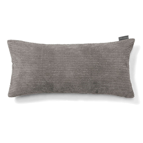 Jätte Kudde C50-L 40 x 80cm, CloudSac Memoryskum - Pom-pom Mörkgrå 01