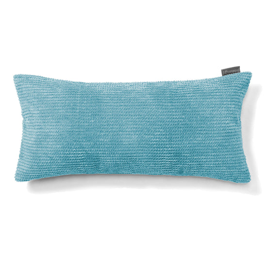 Jätte Kudde C50-L 40 x 80cm, CloudSac Memoryskum - Pom-pom Turkos 01