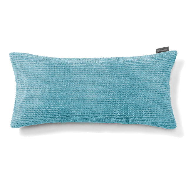 Jätte Kudde C50-L 40 x 80cm, CloudSac Memoryskum - Pom-pom Turkos 01