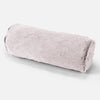 Cylinderkudde 20 x 55cm - Fuskkaninpäls Gammelrosa 01