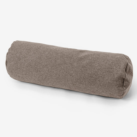 Cylinderkudde 20 x 55cm - Interalli-ull Gulbrun 01
