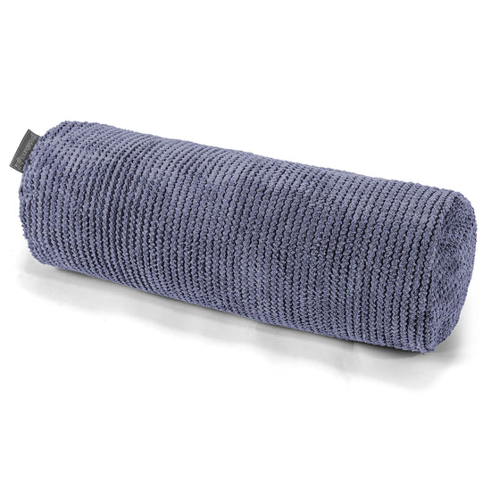 Cylinderkudde 20 x 55cm - Pom-pom Lila 01