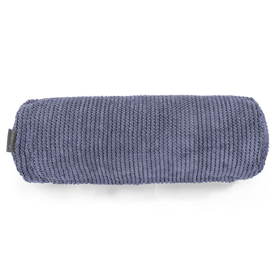 Cylinderkudde 20 x 55cm - Pom-pom Lila 02