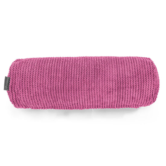 Cylinderkudde 20 x 55cm - Pom-pom Rosa 02