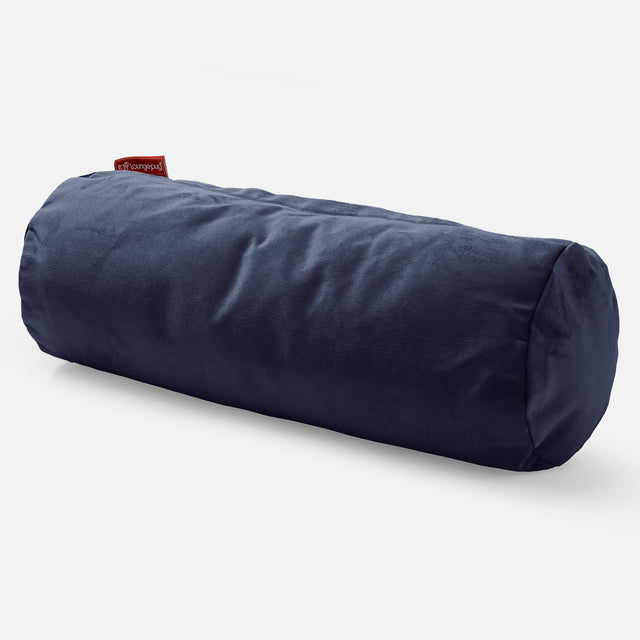 Cylinderkudde 20 x 55cm - Sammet Navy 01