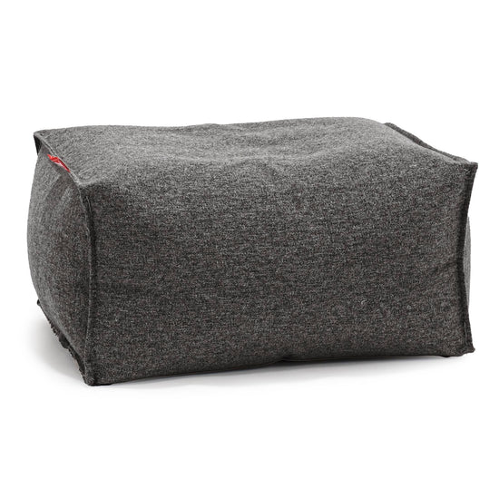 Fotpall Sittpuff - Interalli-ull Grå 01