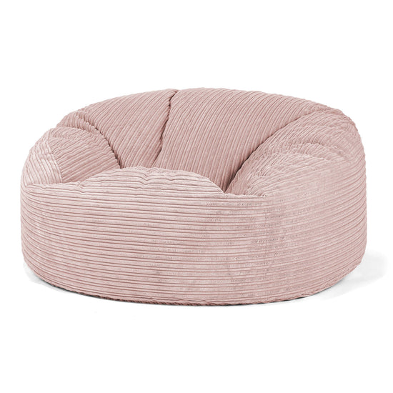 Jätte Saccosäck Soffa 'Mammut' - Klassisk Manchestertyg Rosa 01