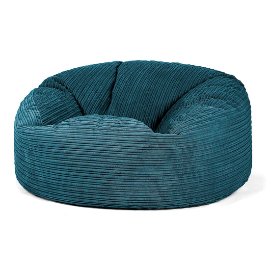 Jätte Saccosäck Soffa 'Mammut' - Klassisk Manchestertyg Teal 01