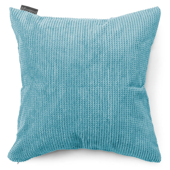 Kudde XL 70 x 70cm - Pom-pom Turkos 01