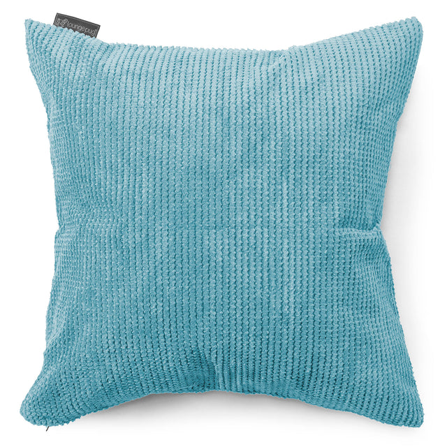 Kudde XL 70 x 70cm - Pom-pom Turkos 01