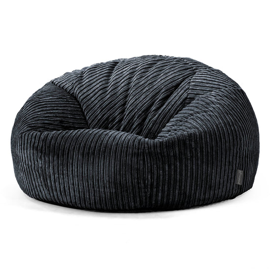 Klassisk Saccosäck Soffa - Klassisk Manchestertyg Svart 01