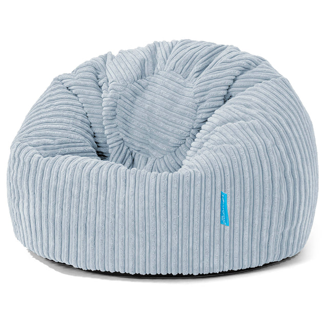 Klassisk Sittsäck Stol Barn 1-5 år - Klassisk Manchestertyg Baby Blå 01