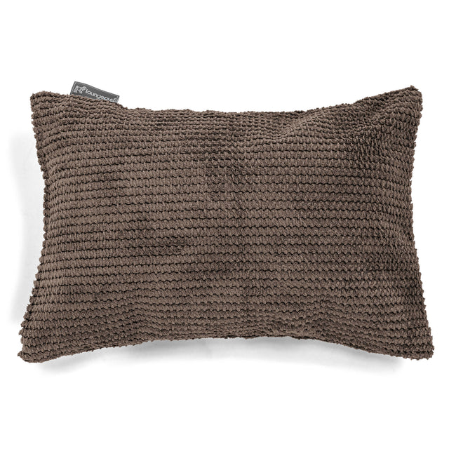 Kudde 35 x 50cm - Pom-pom Chokladbrun 01