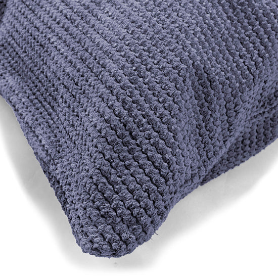 Kudde 35 x 50cm - Pom-pom Lila 02