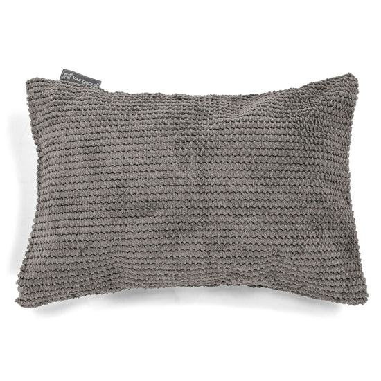 Kudde 35 x 50cm - Pom-pom Mörkgrå 01