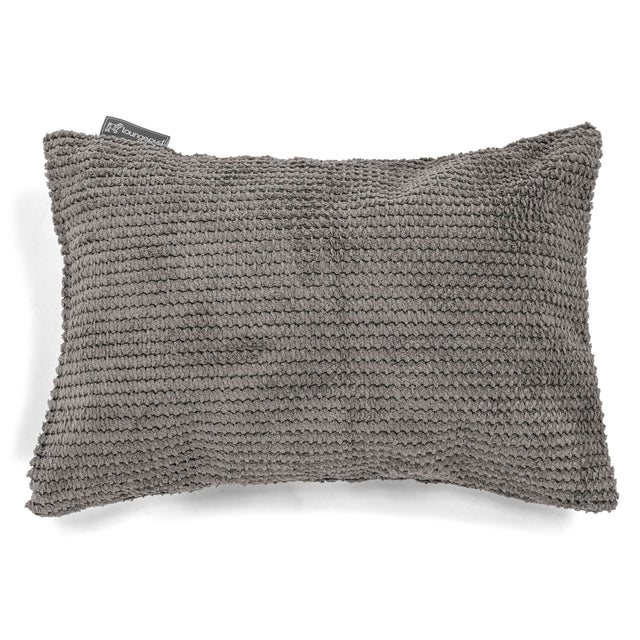 Kudde 35 x 50cm - Pom-pom Mörkgrå 01