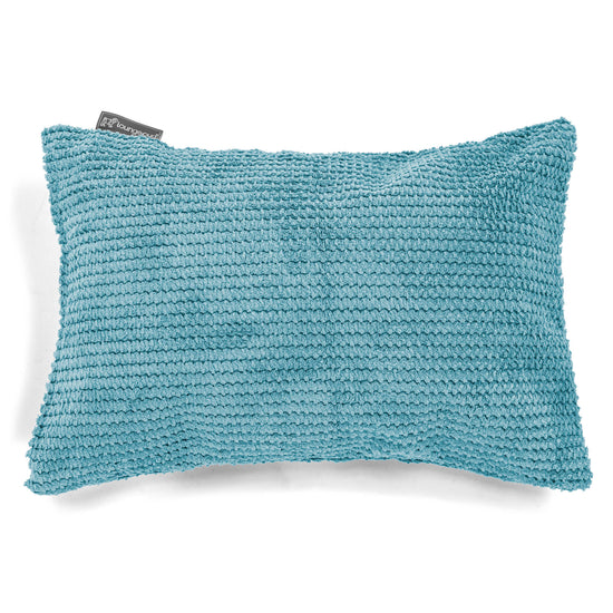 Kudde 35 x 50cm - Pom-pom Turkos 01