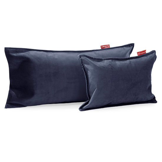Kudde 35 x 50cm - Sammet Navy 03