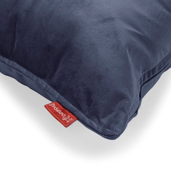 Kudde 35 x 50cm - Sammet Navy 02