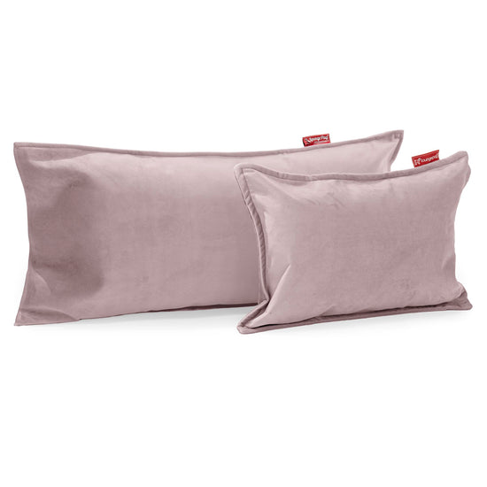 Kudde 35 x 50cm - Sammet Rosa 03