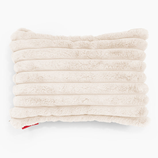 Kuddfodral 35 x 50cm - Ultraplyschmanchestertyg Gräddvit 01