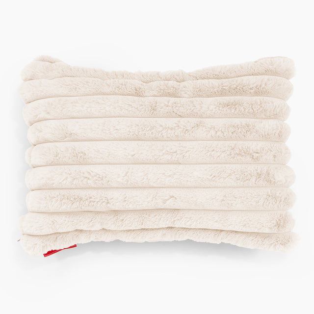 Kuddfodral 35 x 50cm - Ultraplyschmanchestertyg Gräddvit 01