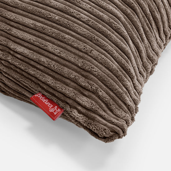 Kudde 47 x 47cm - Klassisk Manchestertyg Mocca 03