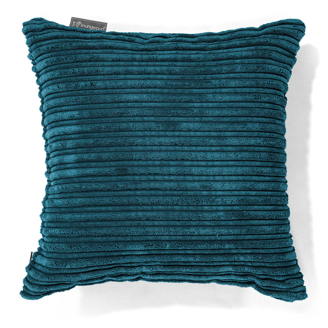 Kudde 47 x 47cm - Klassisk Manchestertyg Teal 01