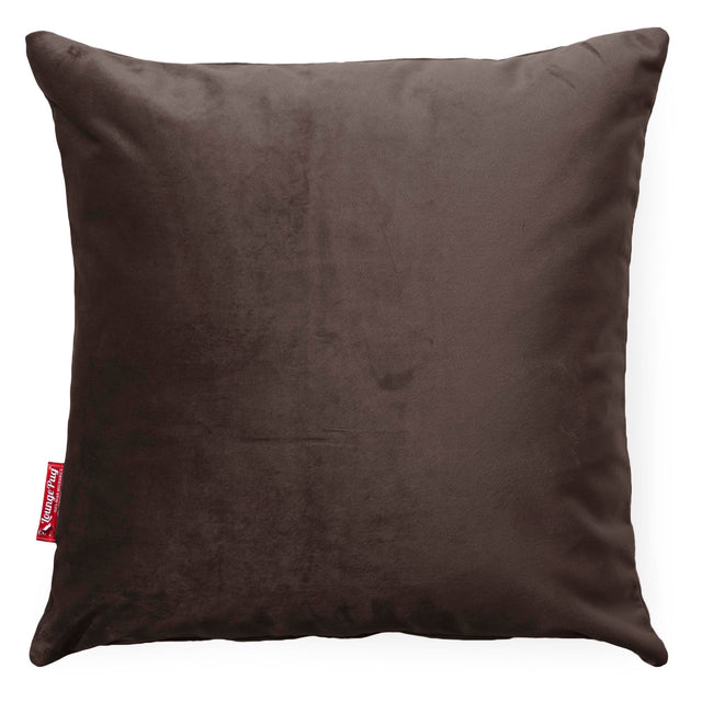 Kudde 47 x 47cm - Sammet Espresso 01