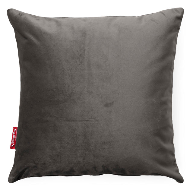 Kudde 47 x 47cm - Sammet Grafitgrå 01