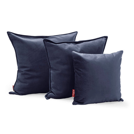 Kudde 47 x 47cm - Sammet Navy 02