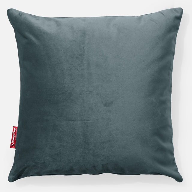 Kudde 47 x 47cm - Sammet Teal 01