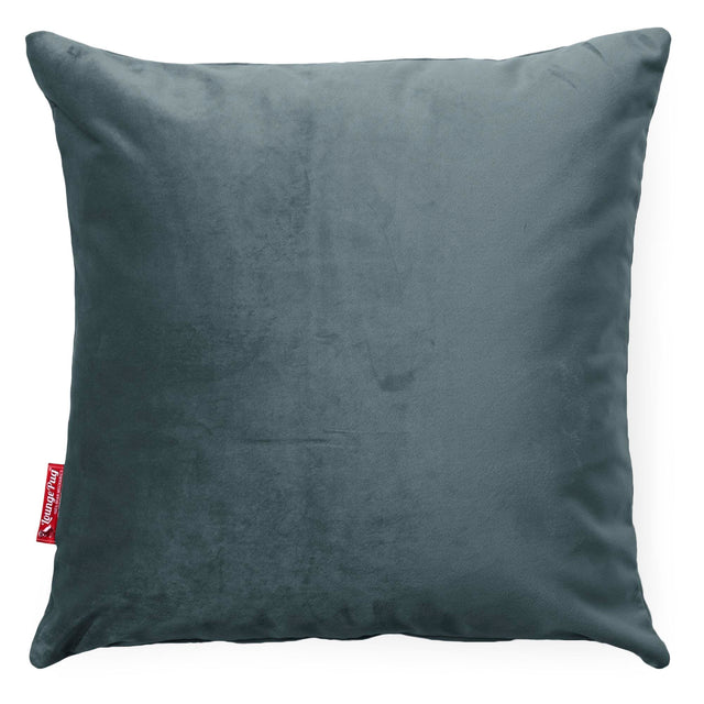 Kudde 47 x 47cm - Sammet Teal 01