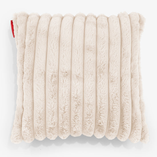 Kuddfodral 47 x 47cm - Ultraplyschmanchestertyg Gräddvit 01