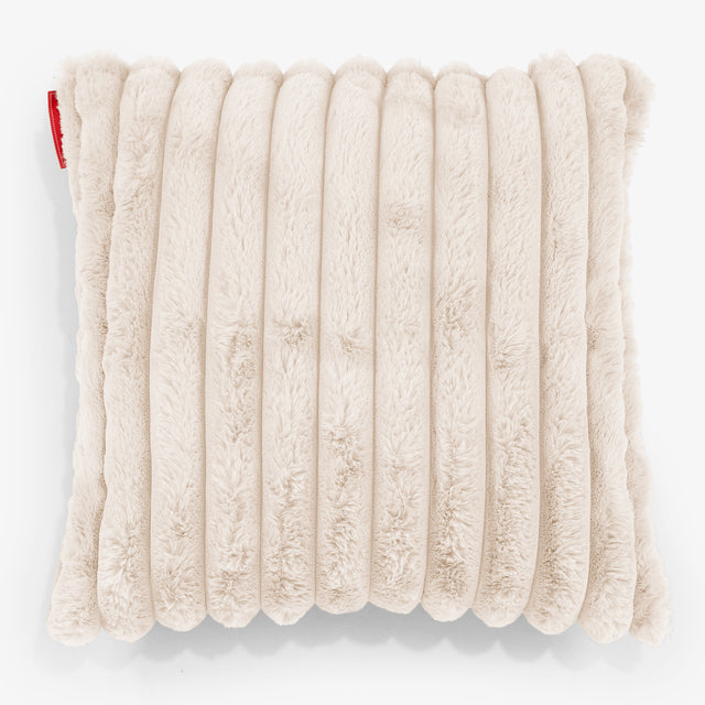 Kuddfodral 47 x 47cm - Ultraplyschmanchestertyg Gräddvit 01