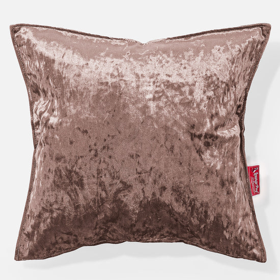Kudde XL 70 x 70cm - Vintagesammet Tryffel 01