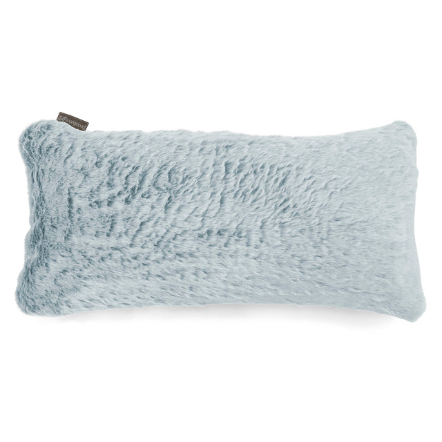 Jätte Kudde C50-L 40 x 80cm, CloudSac Memoryskum - Fuskkaninpäls Gammelblå 01