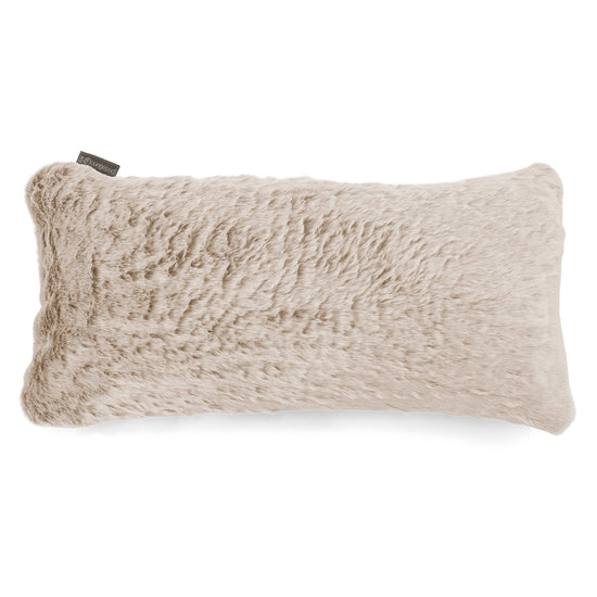 Jätte Kudde C50-L 40 x 80cm, CloudSac Memoryskum - Fuskkaninpäls Gyllenbrun 01