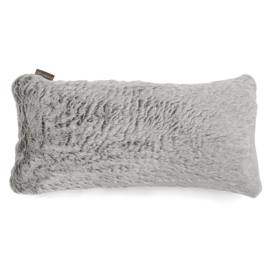 Jätte Kudde C50-L 40 x 80cm, CloudSac Memoryskum - Fuskkaninpäls Ljusgrå 01