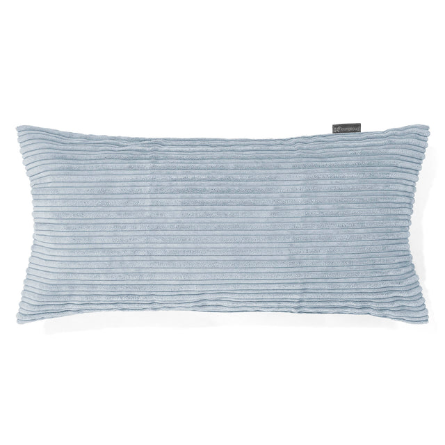 Jätte Kudde C50-L 40 x 80cm, CloudSac Memoryskum - Klassisk Manchestertyg Baby Blå 01
