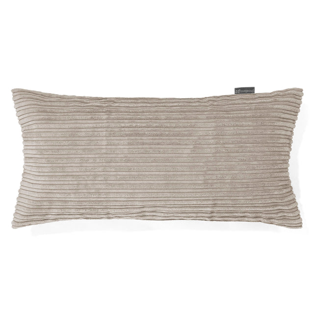 Jätte Kudde C50-L 40 x 80cm, CloudSac Memoryskum - Klassisk Manchestertyg Minkbrun 01