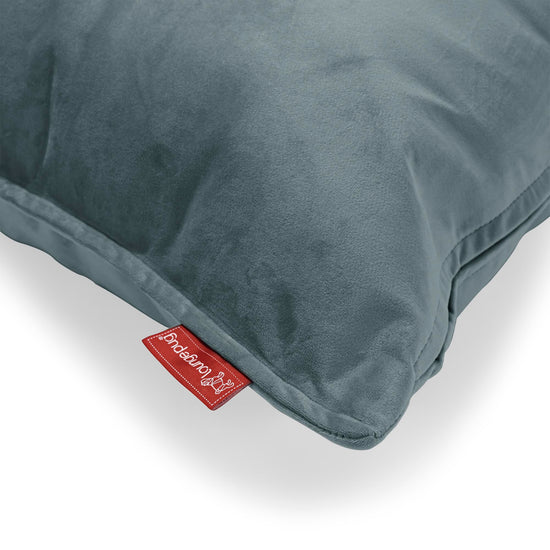 Jätte Kudde C50-L 40 x 80cm, CloudSac Memoryskum - Sammet Teal 02