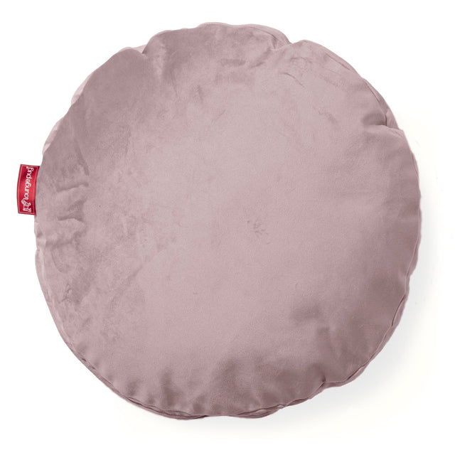 Kudde Rund 50cm - Sammet Rosa 01