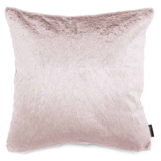 Kudde XL 70 x 70cm - Fuskkaninpäls Gammelrosa 01