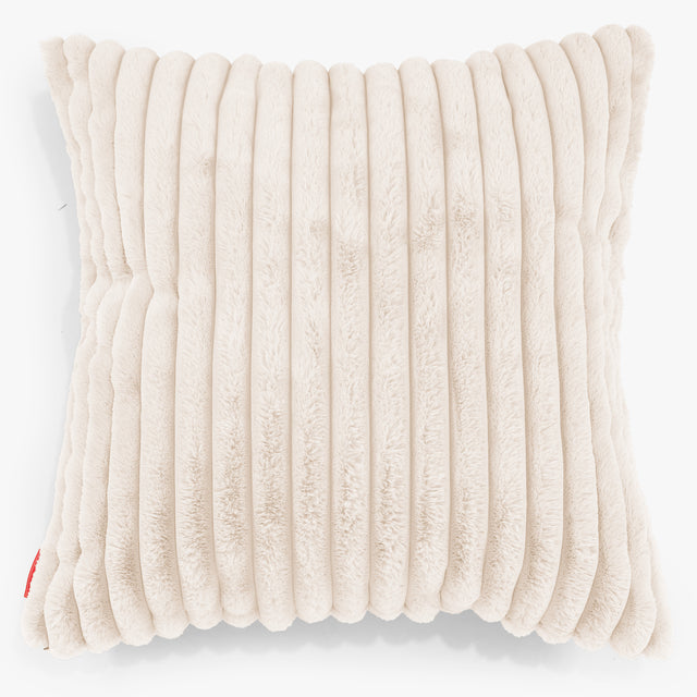 Kuddfodral XL 70 x 70cm - Ultraplyschmanchestertyg Gräddvit 01